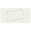 3 X 6 Aluminum License Plate Thumbnail