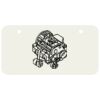 3 X 6 Aluminum License Plate Thumbnail