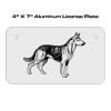 4 X 7 Aluminum License Plate  Thumbnail