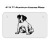 4 X 7 Aluminum License Plate  Thumbnail