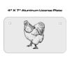 4 X 7 Aluminum License Plate  Thumbnail