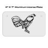 4 X 7 Aluminum License Plate  Thumbnail