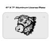 4 X 7 Aluminum License Plate  Thumbnail