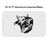 4 X 7 Aluminum License Plate  Thumbnail
