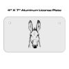 4 X 7 Aluminum License Plate  Thumbnail
