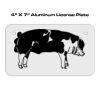 4 X 7 Aluminum License Plate  Thumbnail