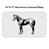 4 X 7 Aluminum License Plate  Thumbnail
