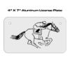 4 X 7 Aluminum License Plate  Thumbnail