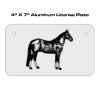 4 X 7 Aluminum License Plate  Thumbnail