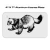 4 X 7 Aluminum License Plate  Thumbnail