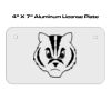 4 X 7 Aluminum License Plate  Thumbnail