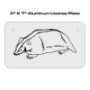 4 X 7 Aluminum License Plate  Thumbnail