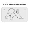 4 X 7 Aluminum License Plate  Thumbnail