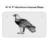 4 X 7 Aluminum License Plate  Thumbnail