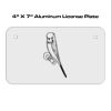 4 X 7 Aluminum License Plate  Thumbnail