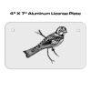 4 X 7 Aluminum License Plate  Thumbnail
