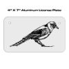 4 X 7 Aluminum License Plate  Thumbnail