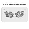 4 X 7 Aluminum License Plate  Thumbnail