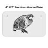 4 X 7 Aluminum License Plate  Thumbnail