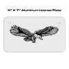 4 X 7 Aluminum License Plate  Thumbnail
