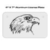 4 X 7 Aluminum License Plate  Thumbnail