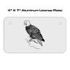 4 X 7 Aluminum License Plate  Thumbnail