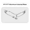 4 X 7 Aluminum License Plate  Thumbnail