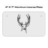 4 X 7 Aluminum License Plate  Thumbnail