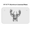 4 X 7 Aluminum License Plate  Thumbnail