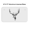 4 X 7 Aluminum License Plate  Thumbnail