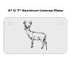 4 X 7 Aluminum License Plate  Thumbnail