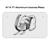 4 X 7 Aluminum License Plate  Thumbnail