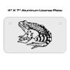 4 X 7 Aluminum License Plate  Thumbnail
