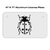 4 X 7 Aluminum License Plate  Thumbnail