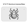 4 X 7 Aluminum License Plate  Thumbnail