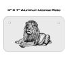 4 X 7 Aluminum License Plate  Thumbnail