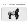 4 X 7 Aluminum License Plate  Thumbnail