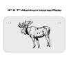4 X 7 Aluminum License Plate  Thumbnail