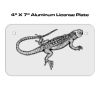 4 X 7 Aluminum License Plate  Thumbnail