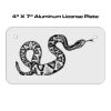 4 X 7 Aluminum License Plate  Thumbnail