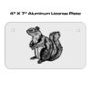 4 X 7 Aluminum License Plate  Thumbnail