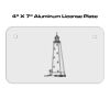 4 X 7 Aluminum License Plate  Thumbnail
