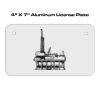 4 X 7 Aluminum License Plate  Thumbnail