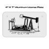 4 X 7 Aluminum License Plate  Thumbnail