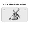 4 X 7 Aluminum License Plate  Thumbnail