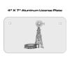 4 X 7 Aluminum License Plate  Thumbnail