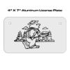4 X 7 Aluminum License Plate  Thumbnail