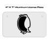 4 X 7 Aluminum License Plate  Thumbnail