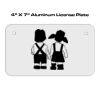 4 X 7 Aluminum License Plate  Thumbnail