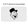 4 X 7 Aluminum License Plate  Thumbnail